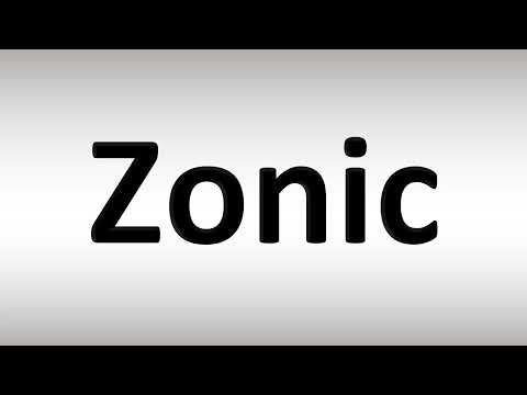 How to Pronounce Zonic