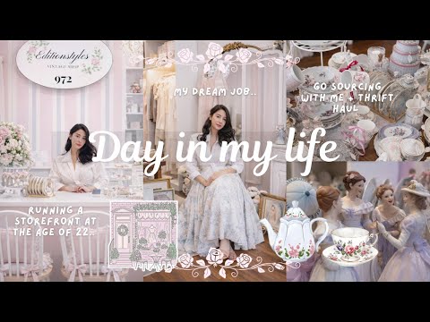 I’m 22 & I Own a Vintage Shop | Thrift With Me + Day in My Life