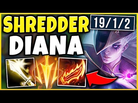 WTF! THIS DIANA BUILD IS LITERALLY RIDICULOUS! TANKS LITERALLY MELT?!? (PENTA) - League of Legends