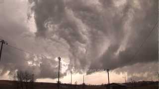 preview picture of video 'March 22, 2011 - storm chase - southwest iowa'