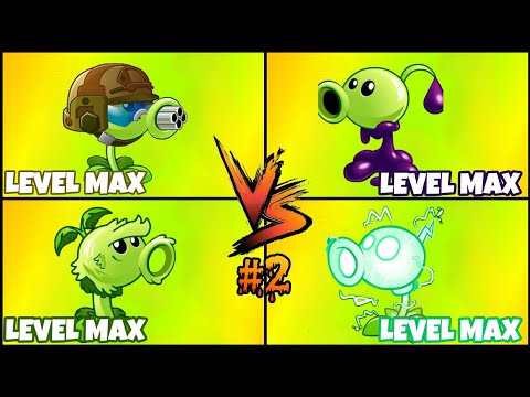4 Best Pea shooter Plants Battles - Which Plant WILL WIN? #2 - PvZ2 Plants vs Plants