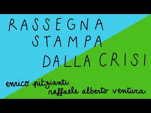decamerette: 18/04 ore 19:00 - Rassegna stampa dalla crisi con Enrico, Raffaele e Cecilia Sala