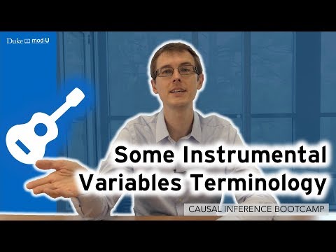 Some Instrumental Variables Terminology: Causal Inference Bootcamp