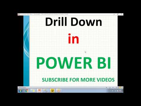 Drill Down in Power BI