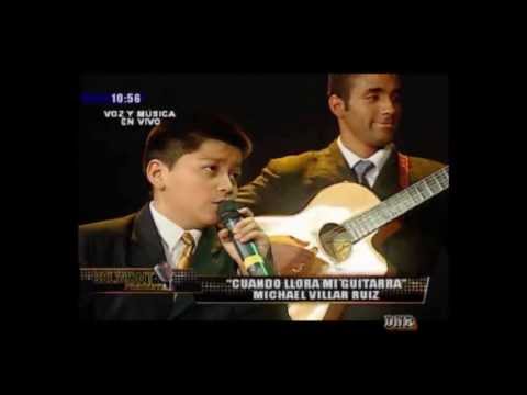 Michael Villar - Cuando Llora mi Guitarra, en canal 11 RBC