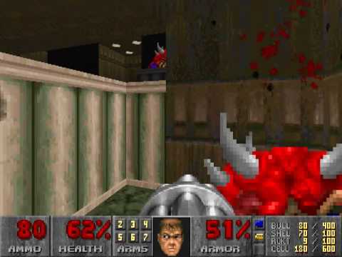 Lets Play DOOM 2 - Pt.13: Out Of The Factory, And Into Downtown