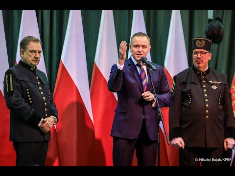 Jaworzno.  Wystąpienie Prezydenta RP Karola Nawrockiego