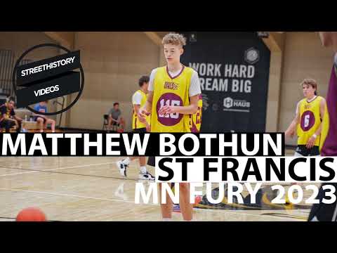 Matthew Bothun (2023) Highlights at MBCA Basketball Showcase 2022