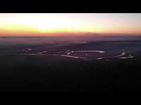 Pożar Biebrzańskiego Parku Narodowego widok od wsi Wroceń