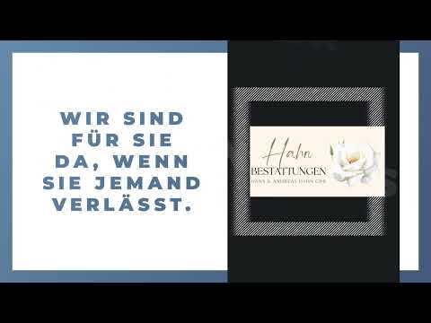 Bestattungen Hahn Hans & Andreas Hahn GbR YouTube-Vdeominiatur 3