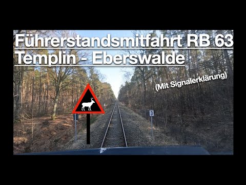 RB 63 mit Signalerklärung Templin - Eberswalde
