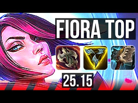 FIORA vs SINGED (TOP) | 11 solo kills, Legendary, 16/3/6 | KR Master | 25.15