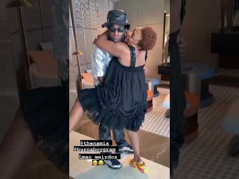 See what Burna boy's mother did to him she is crazy. #burnaboy #shorts
