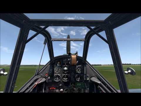 IL2 Cliffs of Dover - Tutorial - Bf109E Take off and Landing
