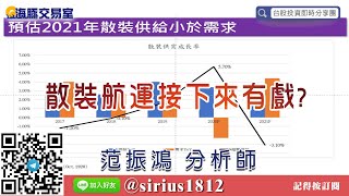 【海豚交易室】#范振鴻 1217，散裝航運接下來有戲? (圖)