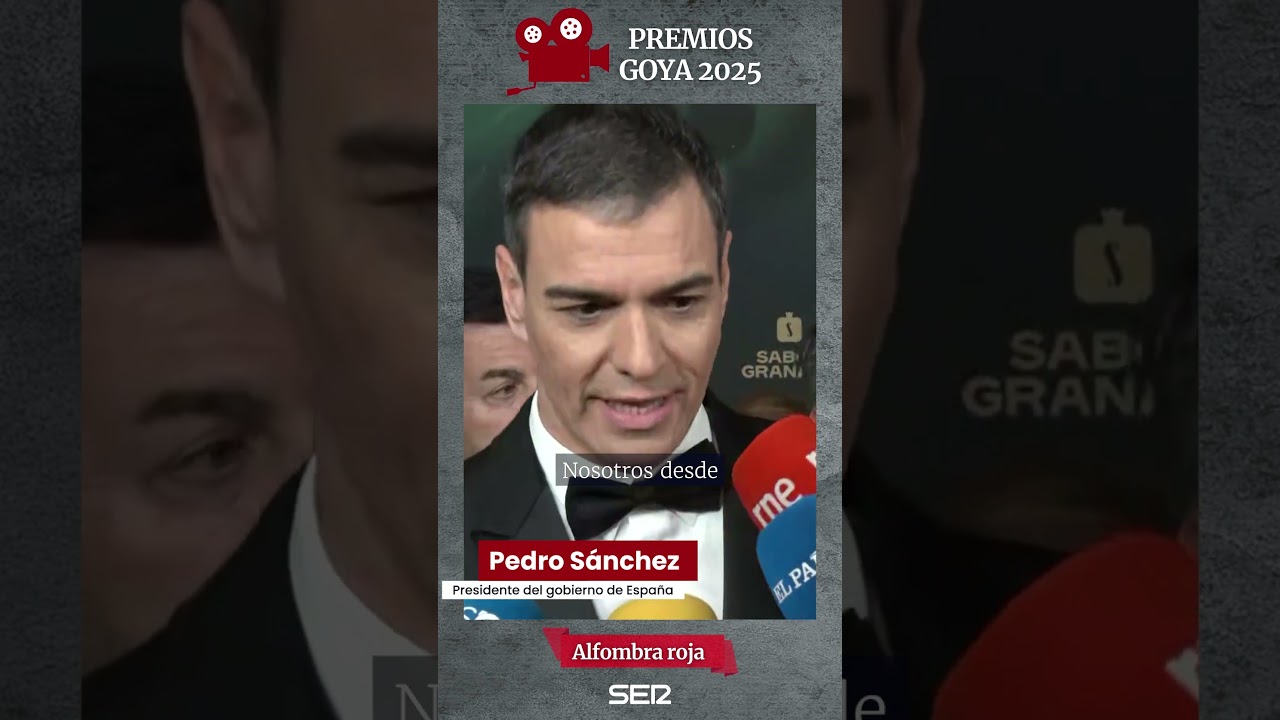 GOYA 2025 | Pedro Sánchez responde a las acusaciones de la posible venta de armas a Israel