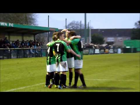 Burgess Hill Town FC 3 - 0 Three Bridges.  1st January 2015