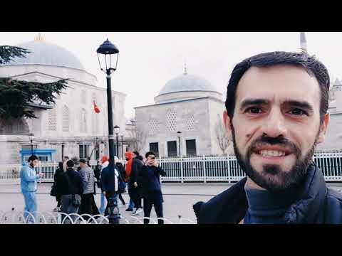 قبر السلطان عبد الحميد الثاني و قبر السلطان احمد عامود قسطنطين و حجر المليون البزنطي قسطنطين وأثار