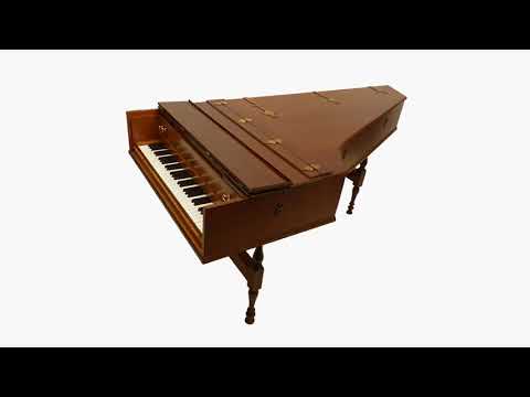 John Morley English single manual harpsichord after Culliford