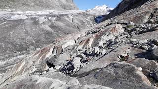 Kleiner Spaziergang auf dem Aletschgletscher