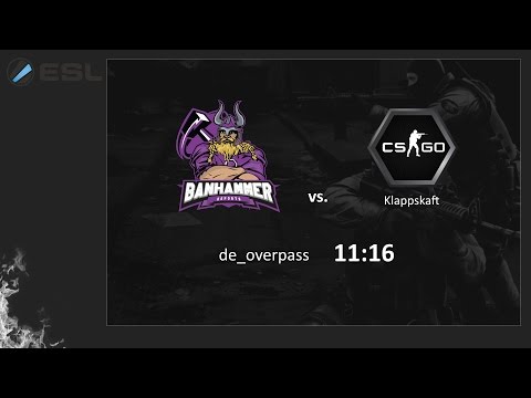 ESL CS:GO 5on5 Major League Winter 2016 Europe - Klappskaft vs. BANHAMMER - de_overpass