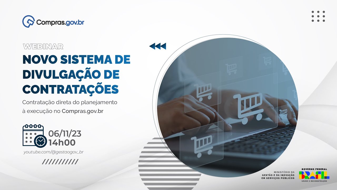 Webinar - Compras.gov.br - Novo Divulgação de Contratações