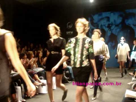 Simone Nunes no SPFW Outono-Inverno 2009