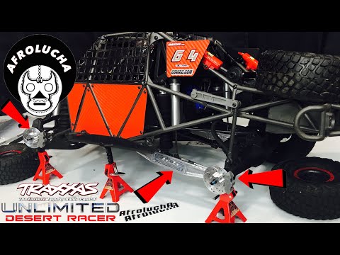 TRAXXAS DESERT RACER AFROLUCHA UPGRADES