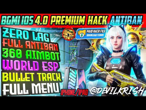 bgmi ios hack 4.0 free |how to hack bgmi ios 4.0 |skin hack bgmi ios | iPad And IPhone ios hack free