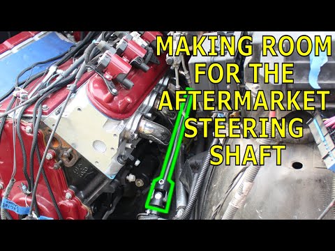 S10 LS SWAP PT 12: Making Room for the Holley Steering Shaft
