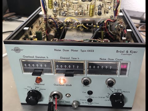 Brüel & Kjær Noise Dose Meter type 4423 test teardown