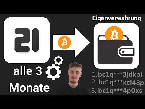 Tutorial - 21bitcoin App BTC automatisiert auf eigene Wallet schicken lassen  | XPub hinterlegen