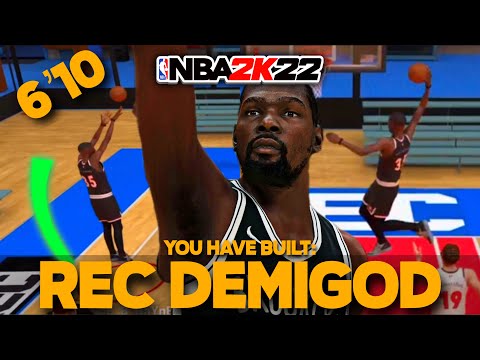 NBA 2K22 CURRENT GEN KEVIN DURANT BUILD is a REC DEMIGOD