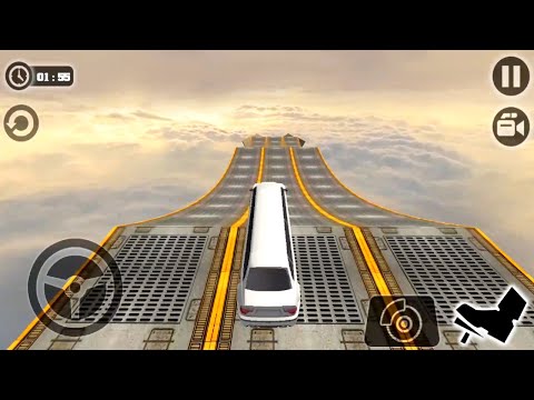 Impossible Limousine Tracks 3D: White Limo Driving New Levels Completed (PRO DRIVER) Android