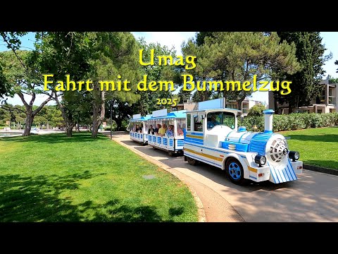 Umag in Kroatien - Fahrt mit dem Umager Bummelzug