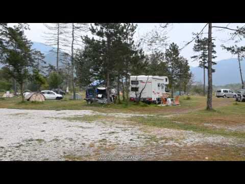 Camp Gabrje - Tolmin - river Soca - camping Slovenia
