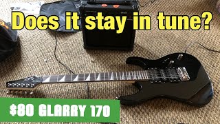 Video thumbnail for Amp & Tune Test Glarry 170 Type Electric Guitar / Line 6 Spider V 120 by X-stream