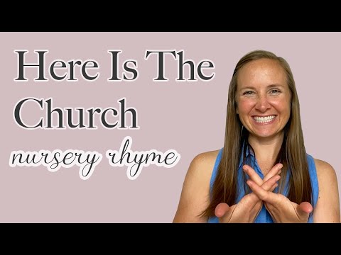 Here Is The Church | Low Stimulation Nursery Rhyme for Infant and Toddler
