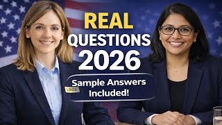 🎯 US Citizenship Interview 2026 – Real Questions & Sample Answers for you