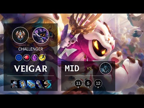 Veigar Mid vs Karthus - EUNE Challenger Patch 10.15