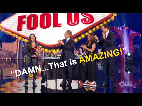 16-year-old Amanda Nepo FOOLS PENN & TELLER with her original, creative routine on Fool Us!