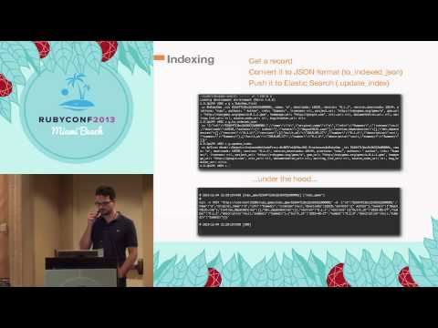 Ruby Conf 2013 - Mastering Elasticsearch  With Ruby