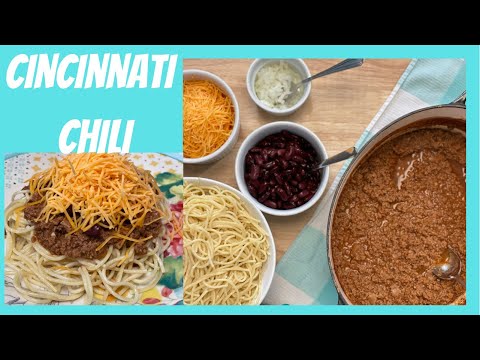 Cincinnati Chili, Rich in flavor for a unique meal.