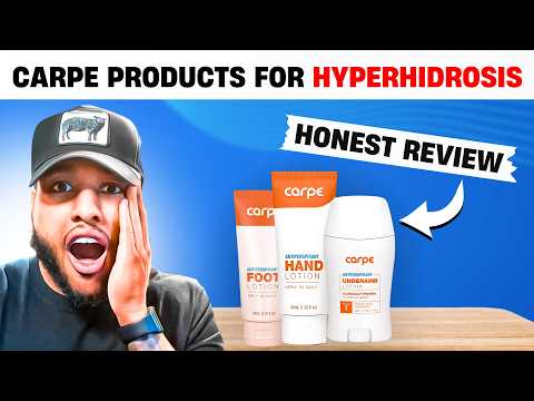 Honest Review of Carpe Underarm, Hand, and Foot Lotion | Do They Work? | Hyperhidrosis