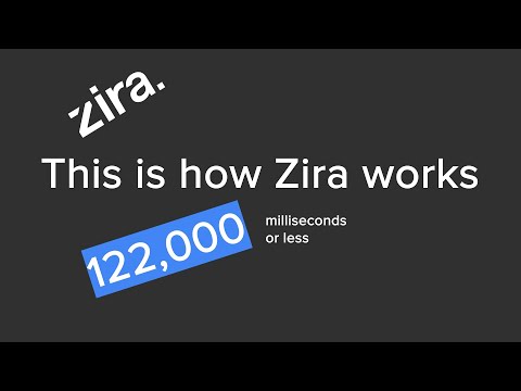 How Zira Works in 122,000 Milliseconds or Less logo