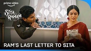 The Moment Where We All Cried 😭 | Ram's last Letter To Sita | Sita Ramam #primevideoindia