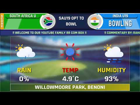 South Africa U19 vs India U19, 1st Youth ODI - Live Cricket Score & Commentary |