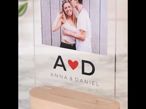 Personalisierte Fotolampe Personalisierte Fotolampe