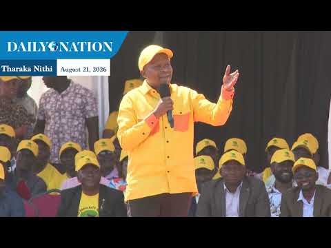 Kindiki: How can a Deputy President be chased away by the whole country? Can't be me
