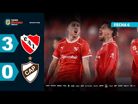 INDEPENDIENTE 3 - 0 PLATENSE | Resumen del partido | #TorneoBetano Clausura 2025
